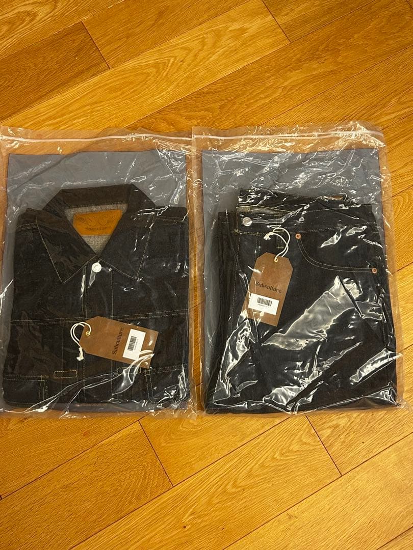 完売新品!SC/SUBCULTUREデニムセットアップS07XX&4701XX