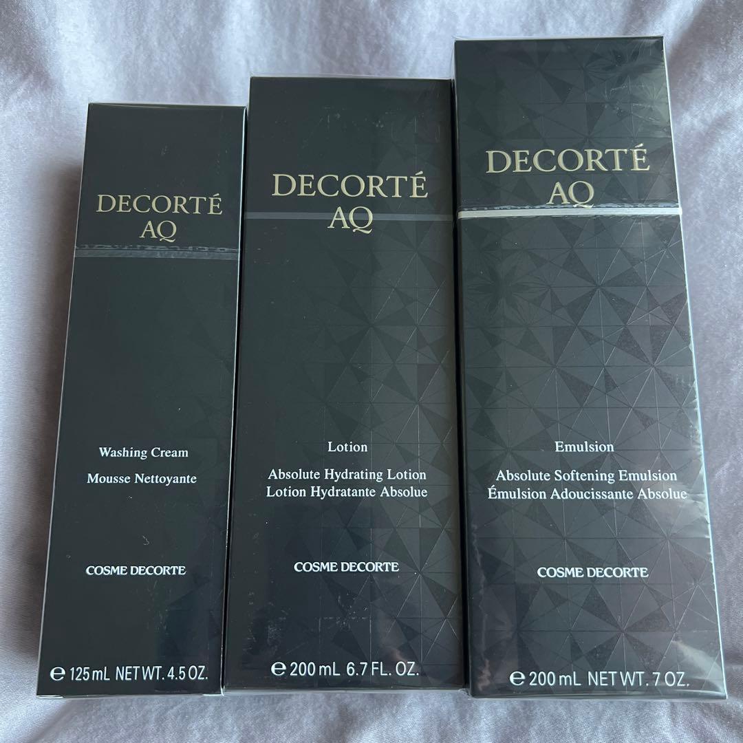 新品未使用 コスメデコルテ AQ ウォッシング・エマルジョン・ローションセット
