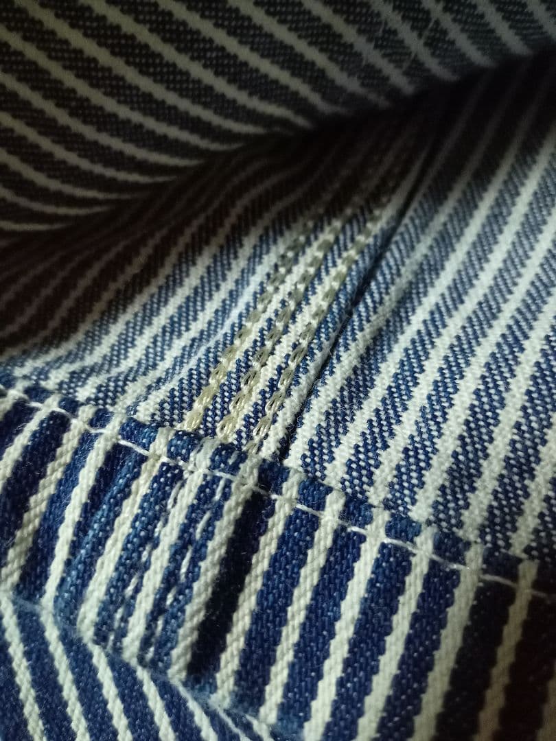 セール☆　lee 91j ヒッコリー カバーオール　ビンテージ 古着 50s