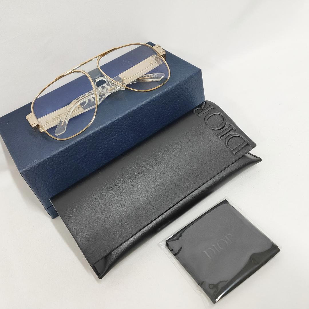 ○★新品 未使用 DIOR ディオールシグネチャー ティアドロップ型サングラス