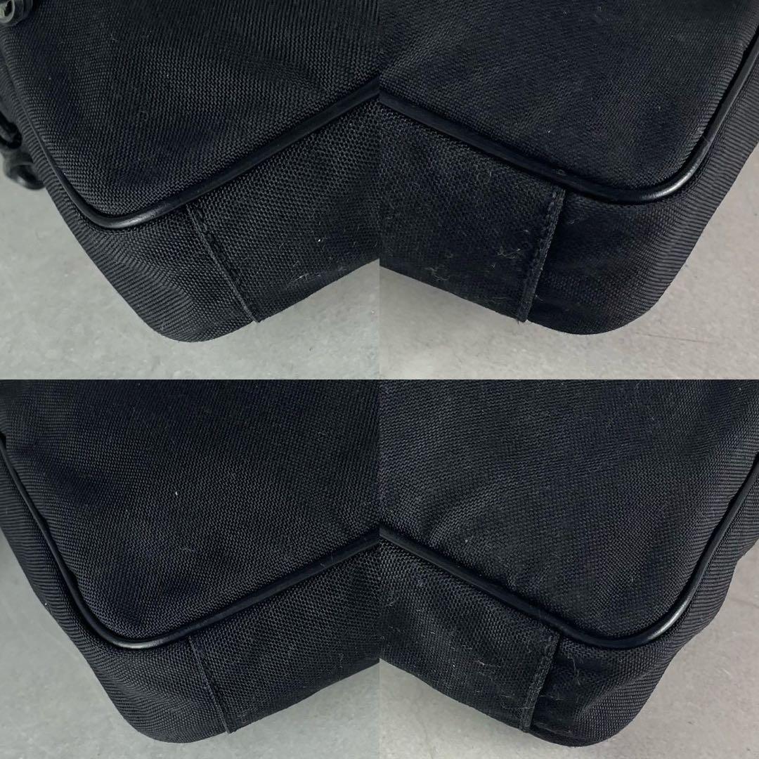 masa3284✨メゾンマルジェラ ショルダーバッグ 黒 4ステッチ 無地