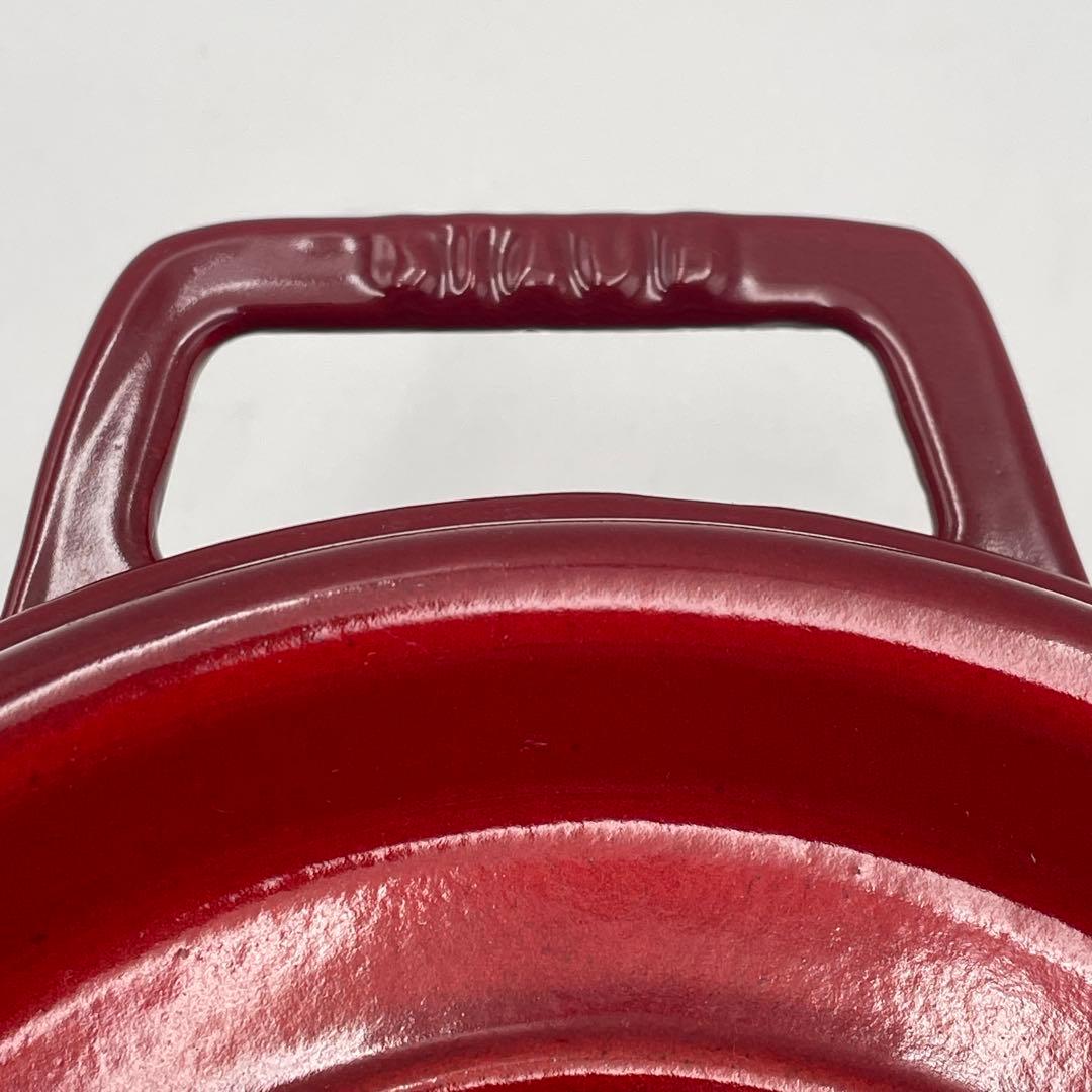 STAUB ストウブ　ピコ・ココットラウンド　20cm レッド系