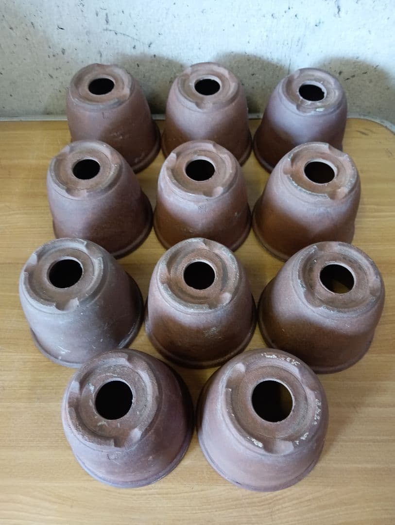 丹波立杭焼 伝市鉢 11点 まとめ売り 山野草鉢 植木鉢 盆栽 ガーデニング