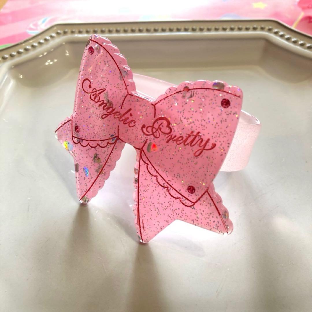 【Angelic Pretty】ときめきリボンバングル ピンク