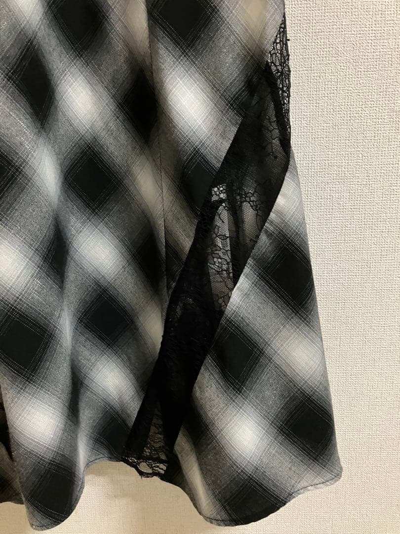 初売りセール！FRAY I.Dレーストリムスリップワンピース　ほぼ新品　本日限定