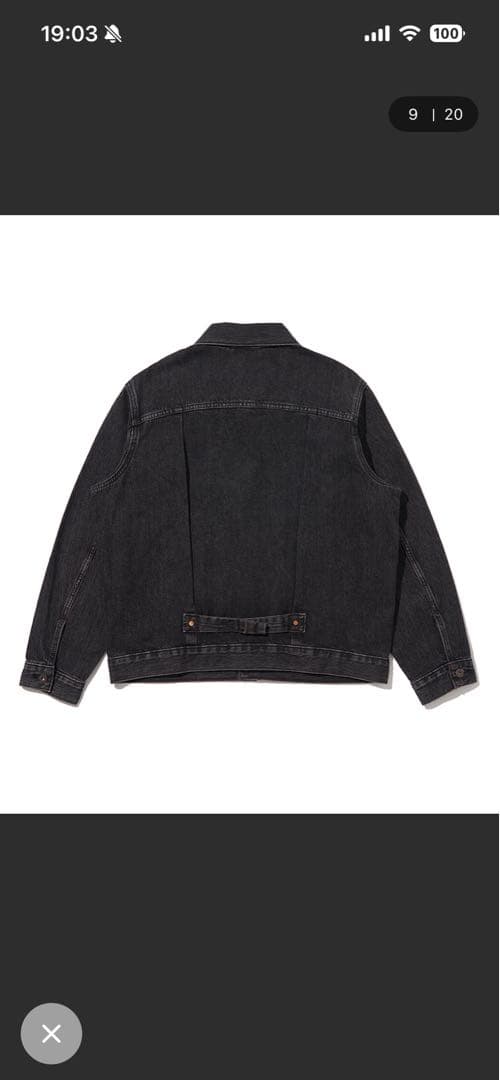 【新品】Levi's TYPE I デニムジャケット ブラック