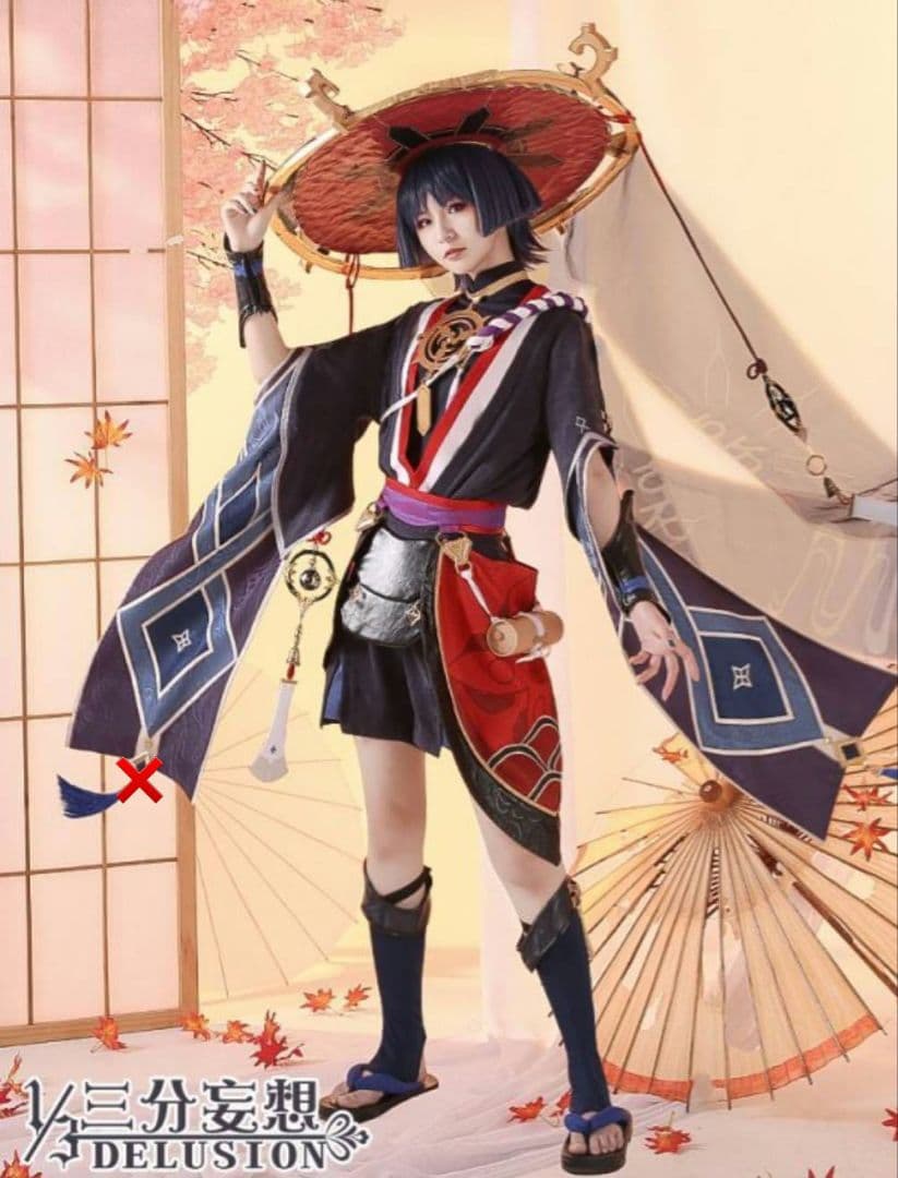 原神 放浪者 スカラマシュコスプレ衣装ウィッグ付き