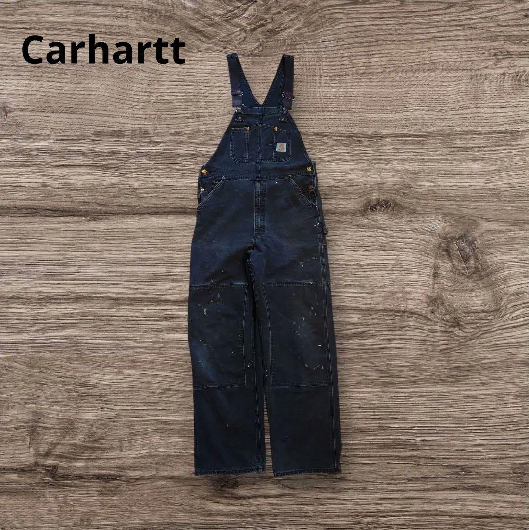 Carhartt カーハート ダック ダブルニー オーバーオール ブラック