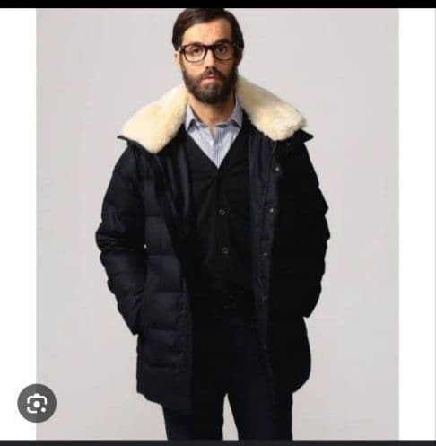 ひろけい10　Super120'sウールフランネル ダウンコート