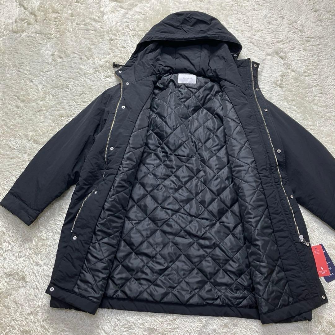 新品　B.C STOCK SIMPLICITE パッディドウィンブレパーカ　黒