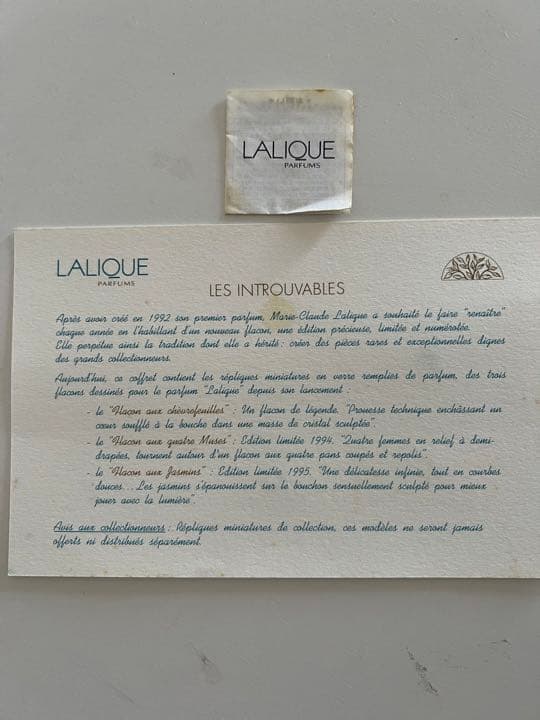 ラリックミニ香水セット