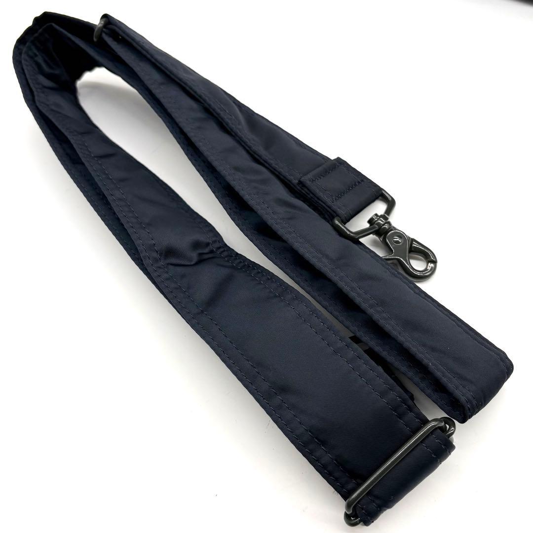 【極美品】ポーター タンカー 2way ブリーフケース ナイロン アイアンブルー