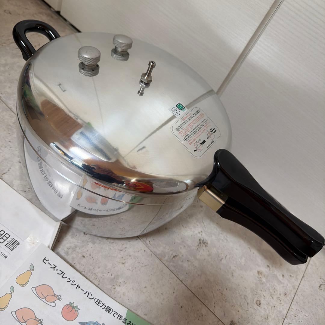 新品未使用　日本製　鋳物屋　ヘイワ圧力鍋　PC-60A　満水容量6.0Ｌ 片手