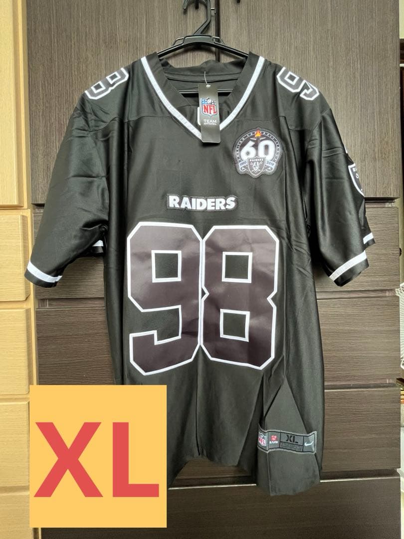 RAIDERS CROSBY 98 NFLウニフォーム XL