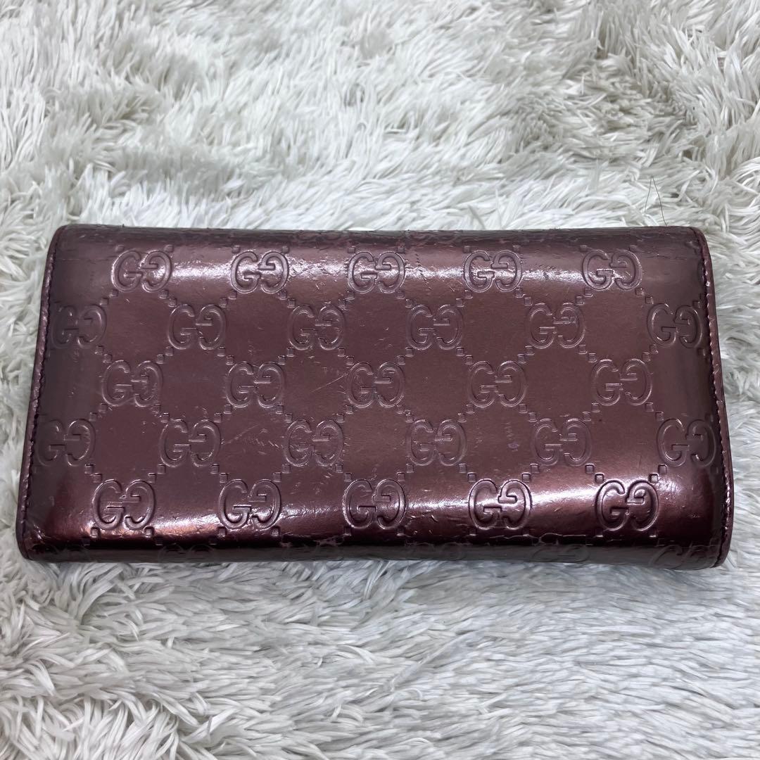 GUCCI ラブリーハート シマ GG柄 GG GGスプリーム 長財布