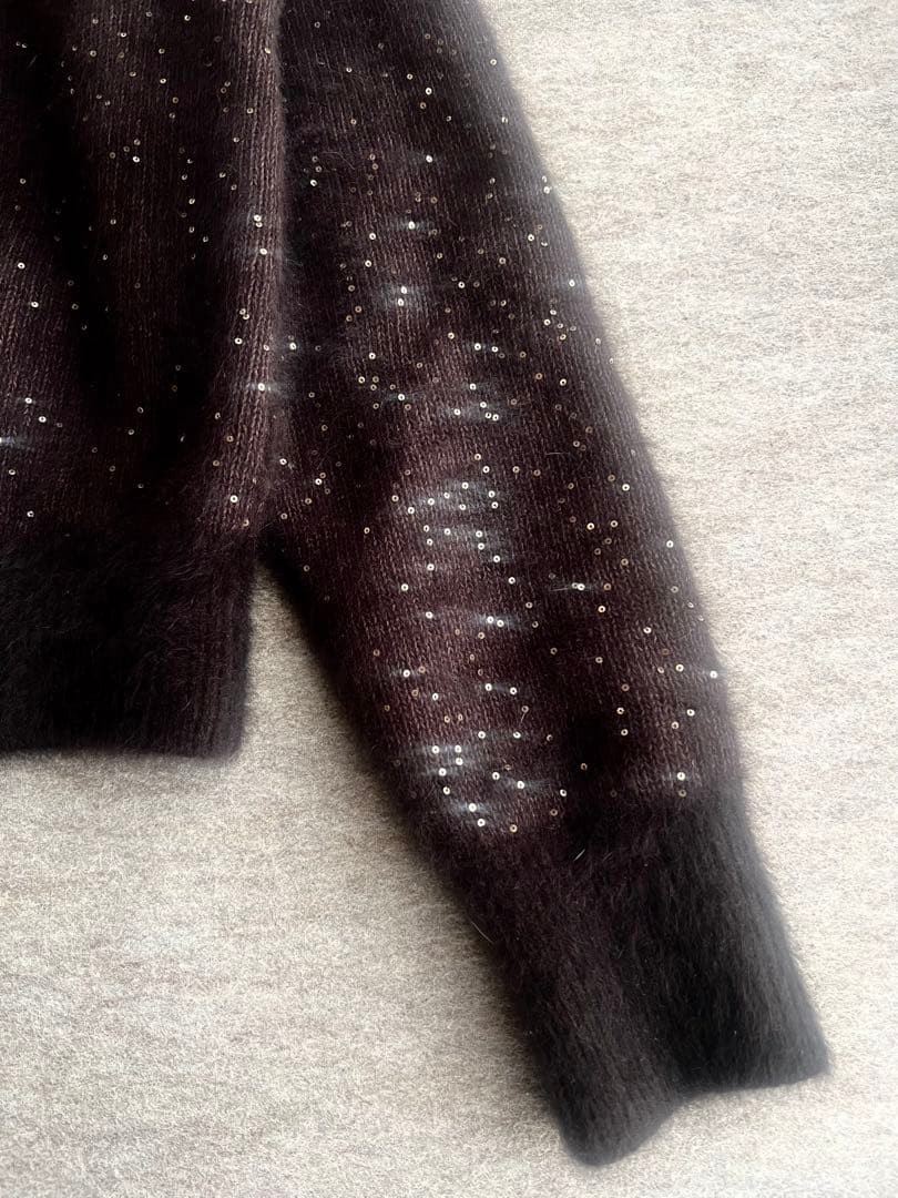 今期25冬新作デプレDESPRESフォックスカシミヤショートカーディガン