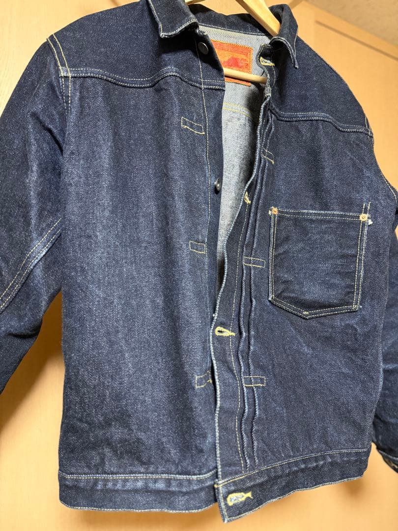 サムライジーンズ　S555VX25oz デニムジャケット　大戦モデル　44