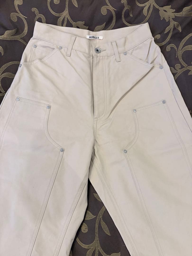パンツ AURALEE 22AW COTTON OILED CANVAS PANTS