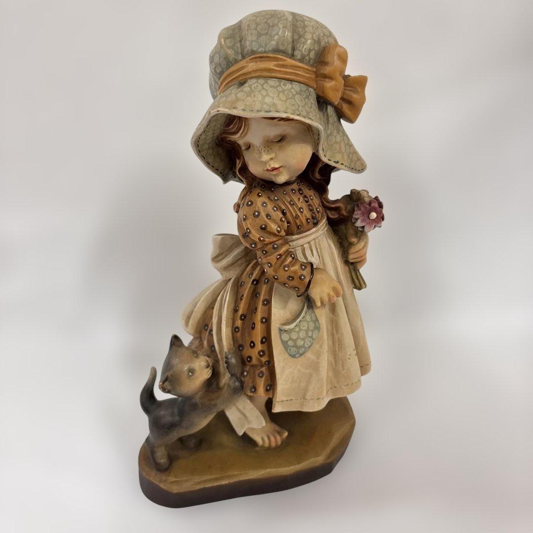 木製　置物　ANRI 4/400 Sarah Kay