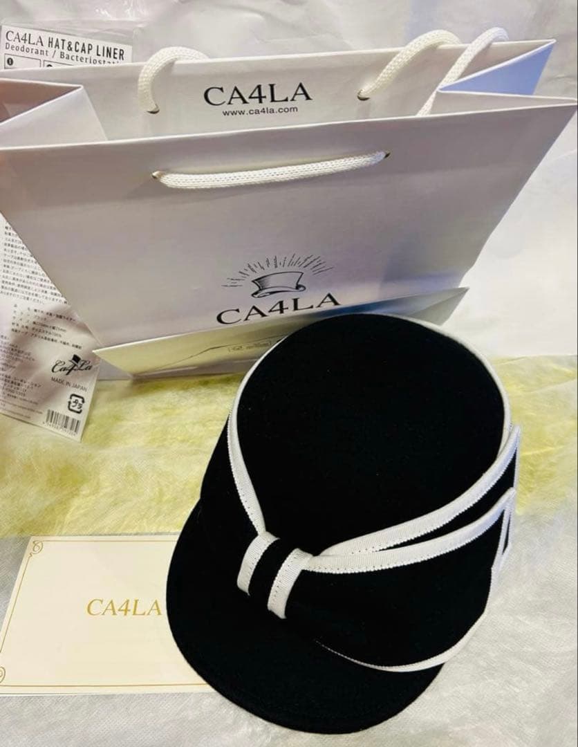 カシラ　CA4LA キャスケット　ブラック　新品未使用　　タグ付き