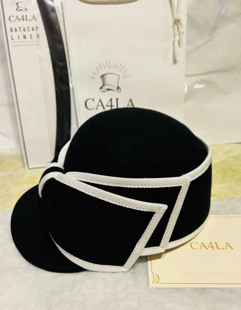 カシラ　CA4LA キャスケット　ブラック　新品未使用　　タグ付き