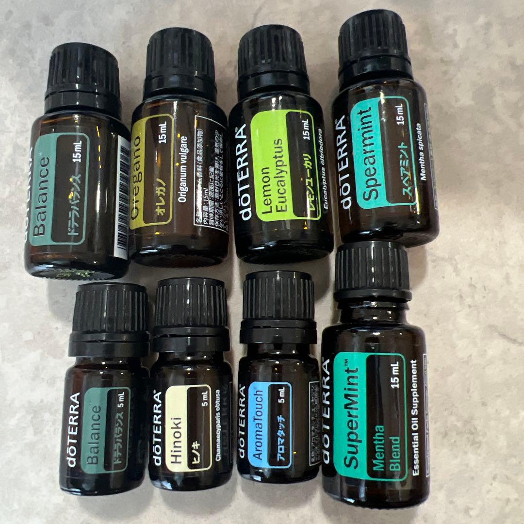 新品未使用doTERRA エッセンシャルオイル8本セット