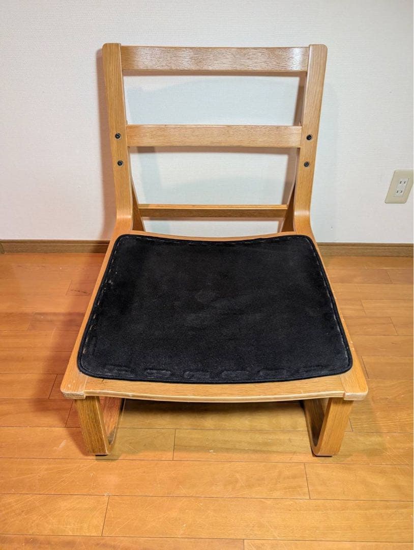 ■送料込■無印良品 リビングでもダイニングでもつかえるソファチェア オーク 椅子