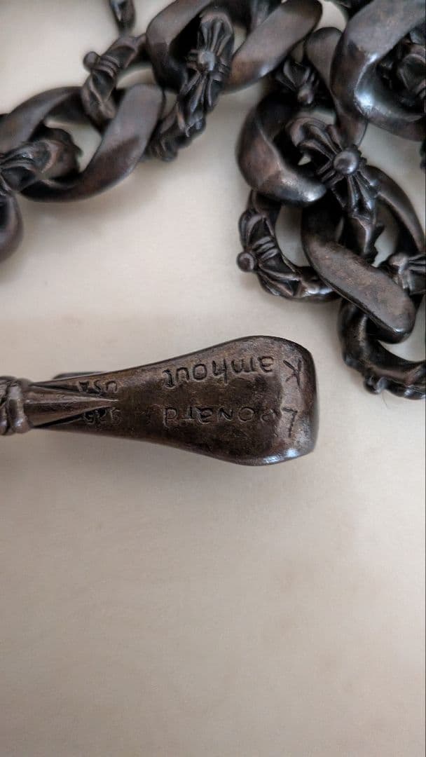 (*に様 エイ皮、ウォレットチェーン スターモチーフ、手作り貴重