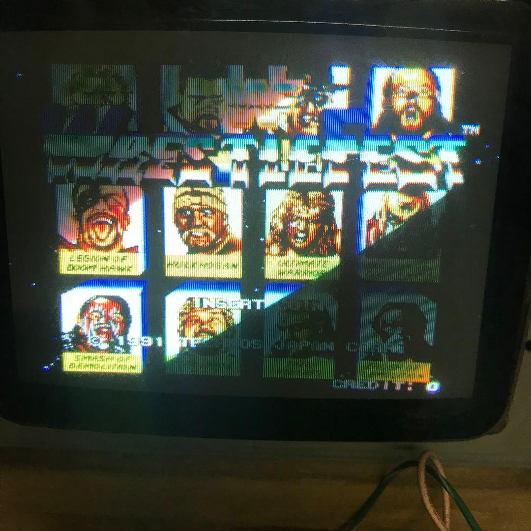WWF レッスルフェスト　テクノスジャパン　基板　アーケード