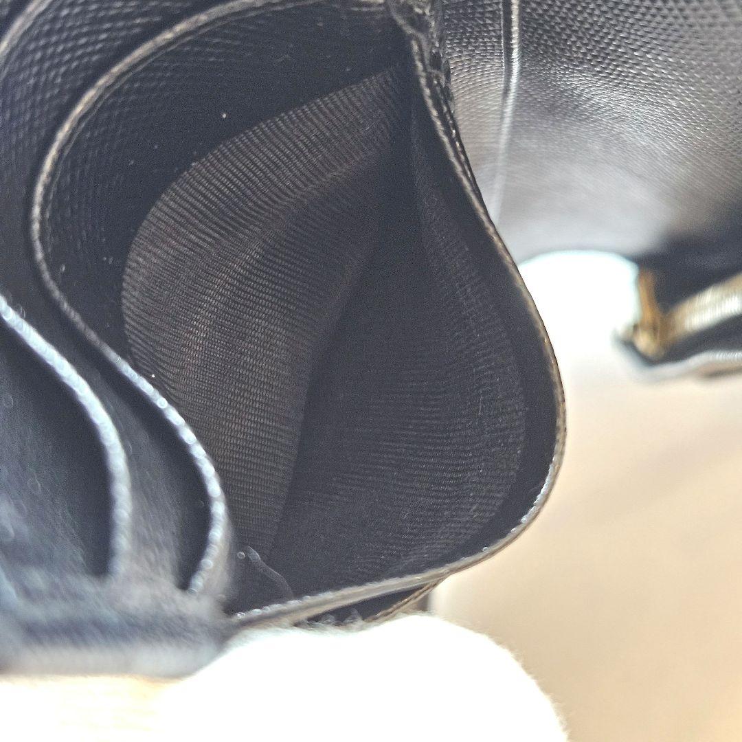 PRADA プラダ 長財布 サフィアーノ ブラック 黒 レザー