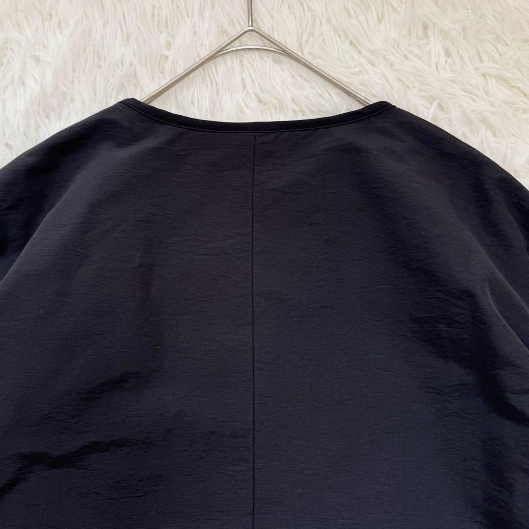 北欧暮らしの道具店 「ふんわり軽くてあったかい」洗えるショート丈コート 黒