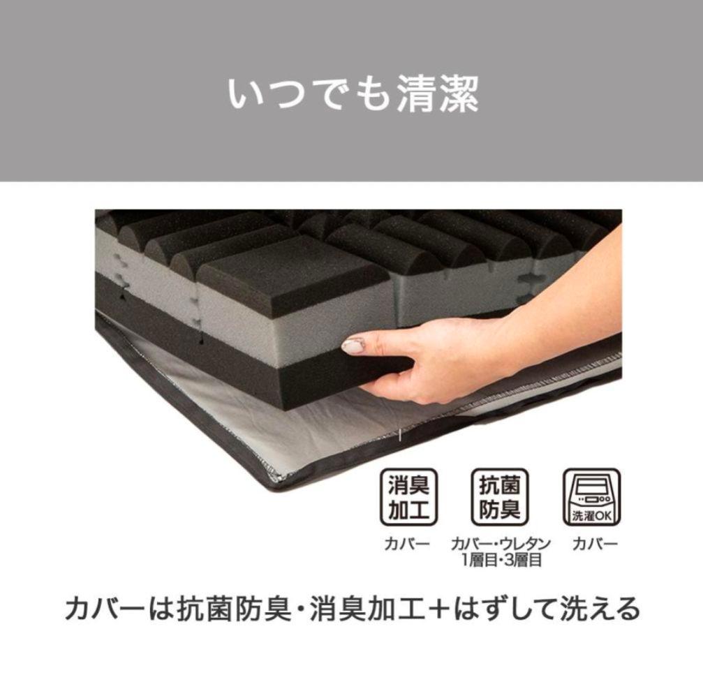 ニトリ　セミダブル　マットレス　体圧分散に優れた３層構造 敷布団