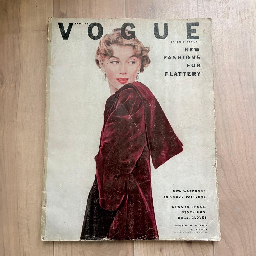 【洋書・希少】ヴィンテージ VOGUE 1953年9月号