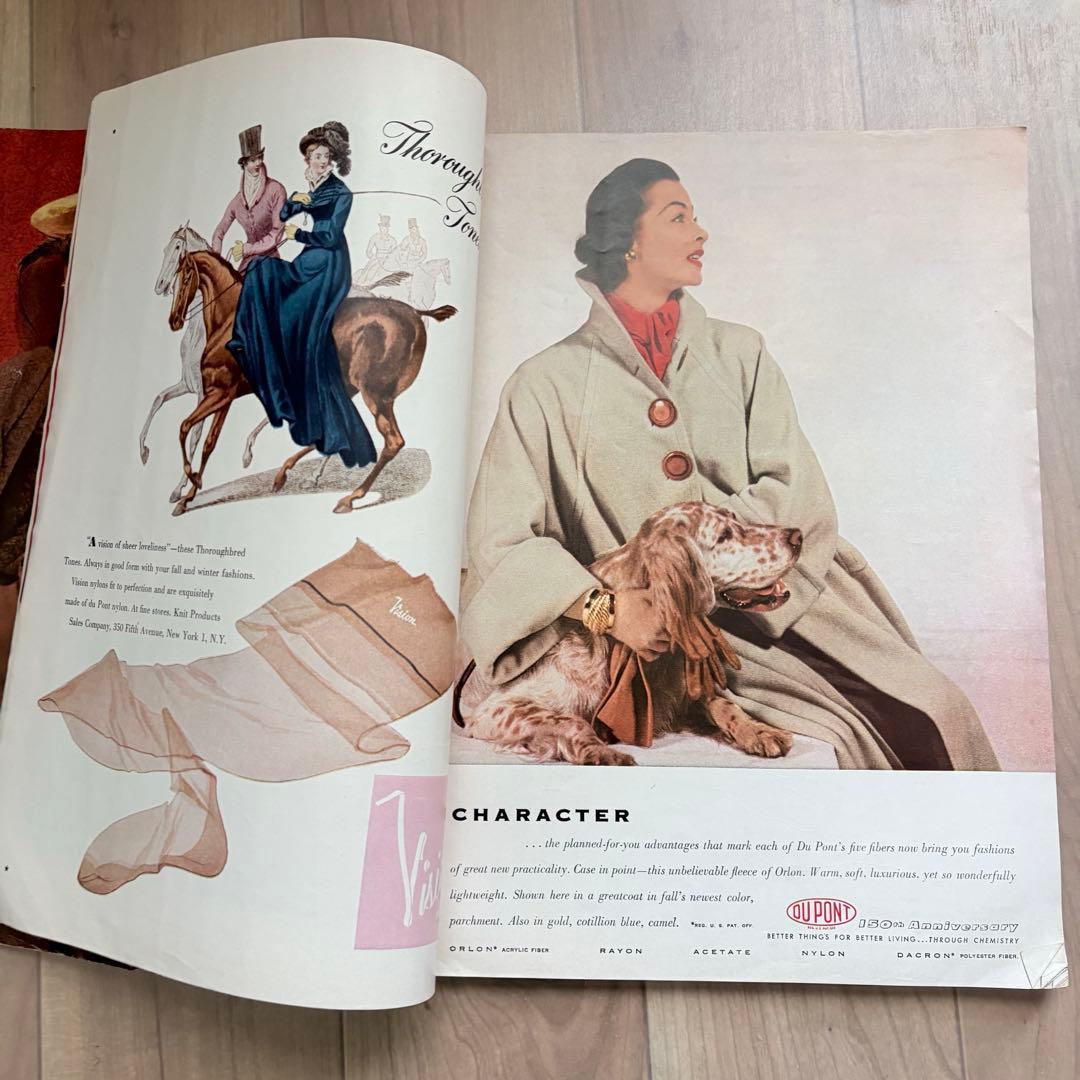 【洋書・希少】ヴィンテージ VOGUE 1953年9月号