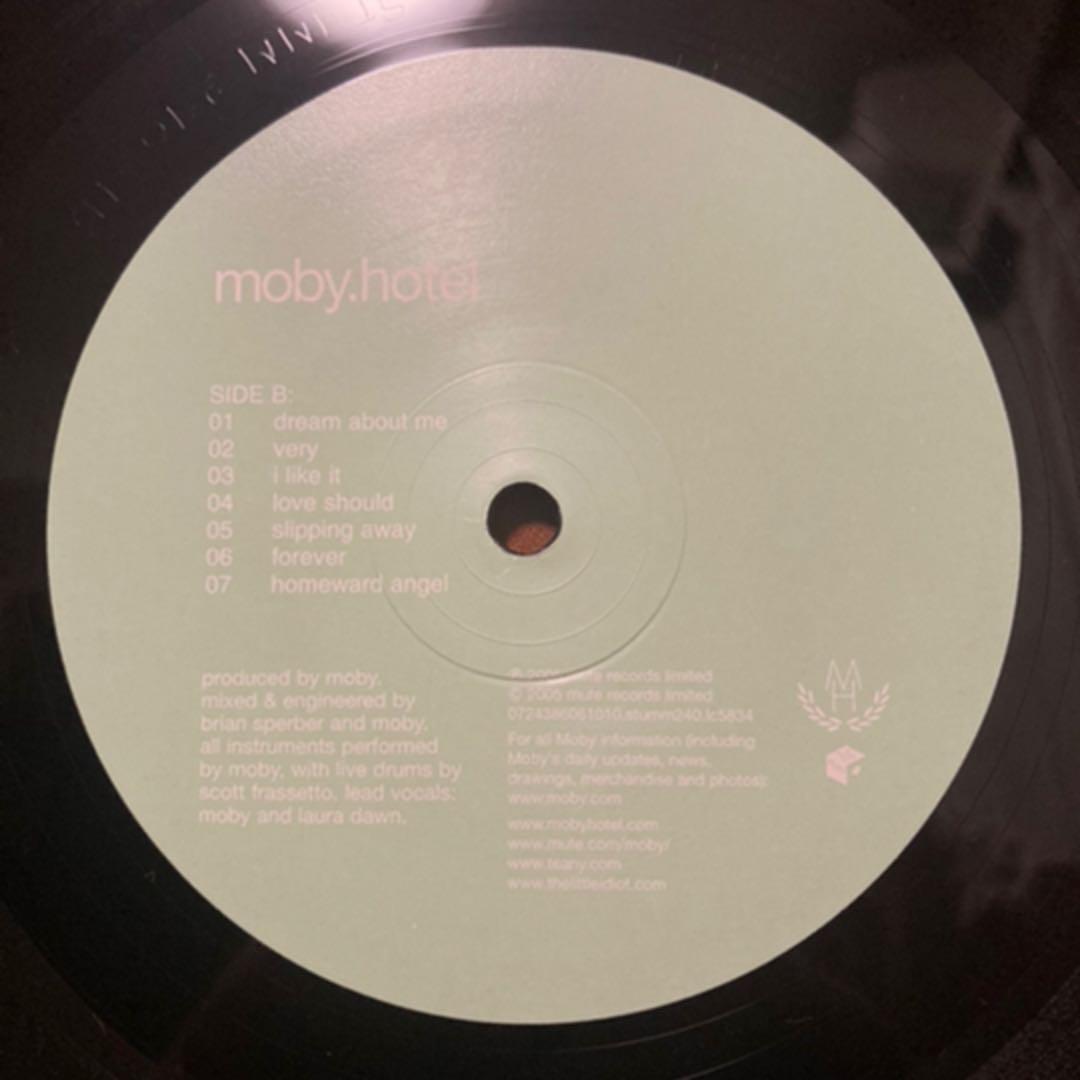 【希少LP】極美品レコード★Moby ‎– Hotel 当時もの送料込み