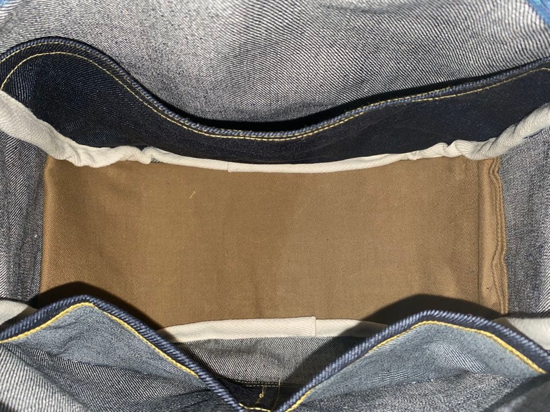 ☆ハンドメイド☆岡山デニム☆子犬☆柴犬☆4wayボストンバッグ