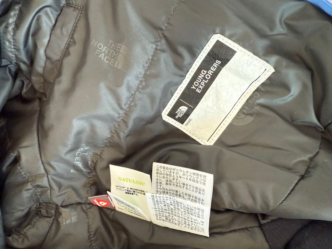美品　ノースフェイス　子ども用スキーウェア つなぎ　スノーウェア　110サイズ