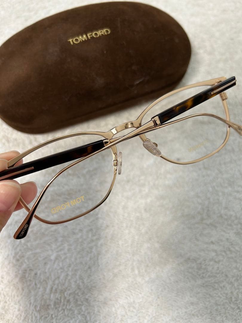 TOM FORD サングラス TF5483 ゴールド　メンズ　メガネ