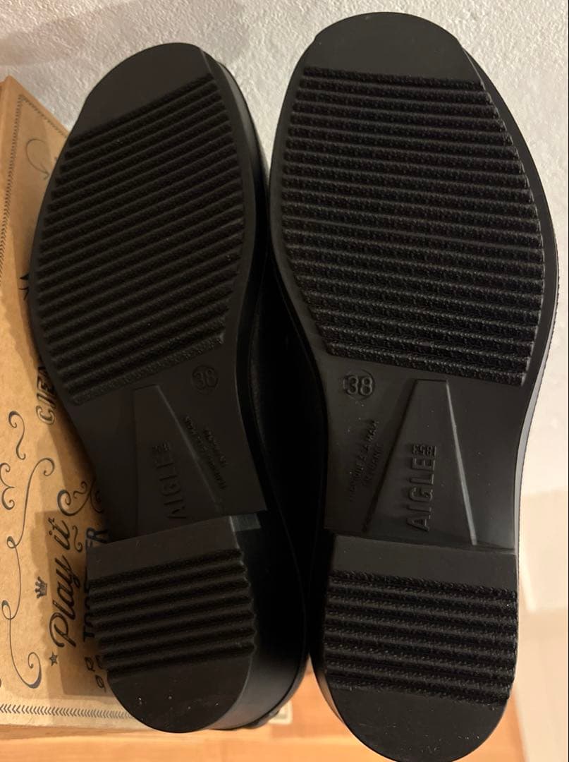 お約束済み❣️AIGLE エーグル　レインブーツ　ロングブーツ　ヒール　38