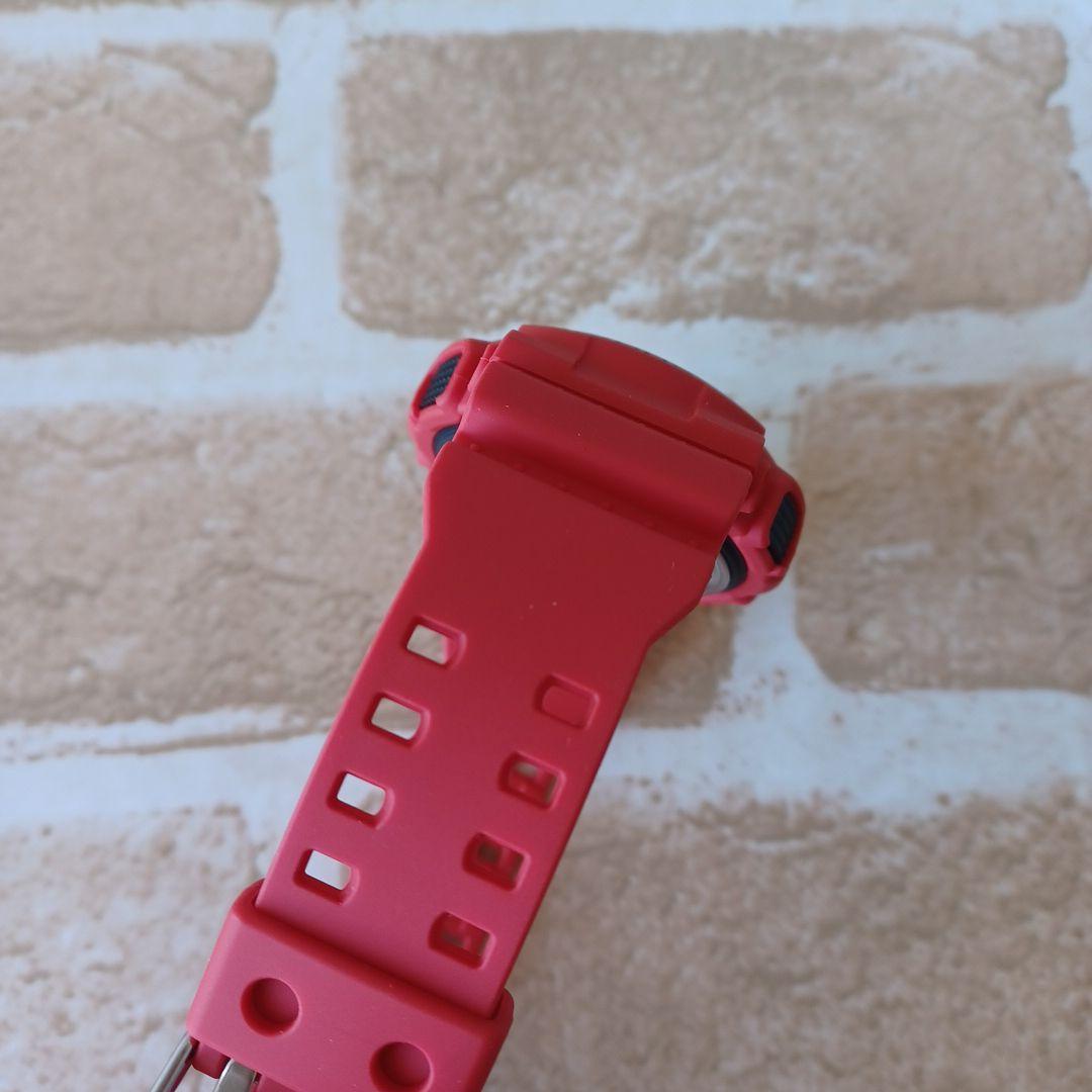 CASIO G-SHOCKジーショック腕時計 紅レッド　男梅コラボカラー