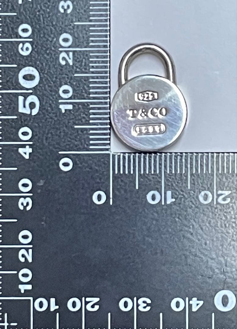 Tiffany & Co.ラウンド パッド ロック チャーム プッシュ ❤︎