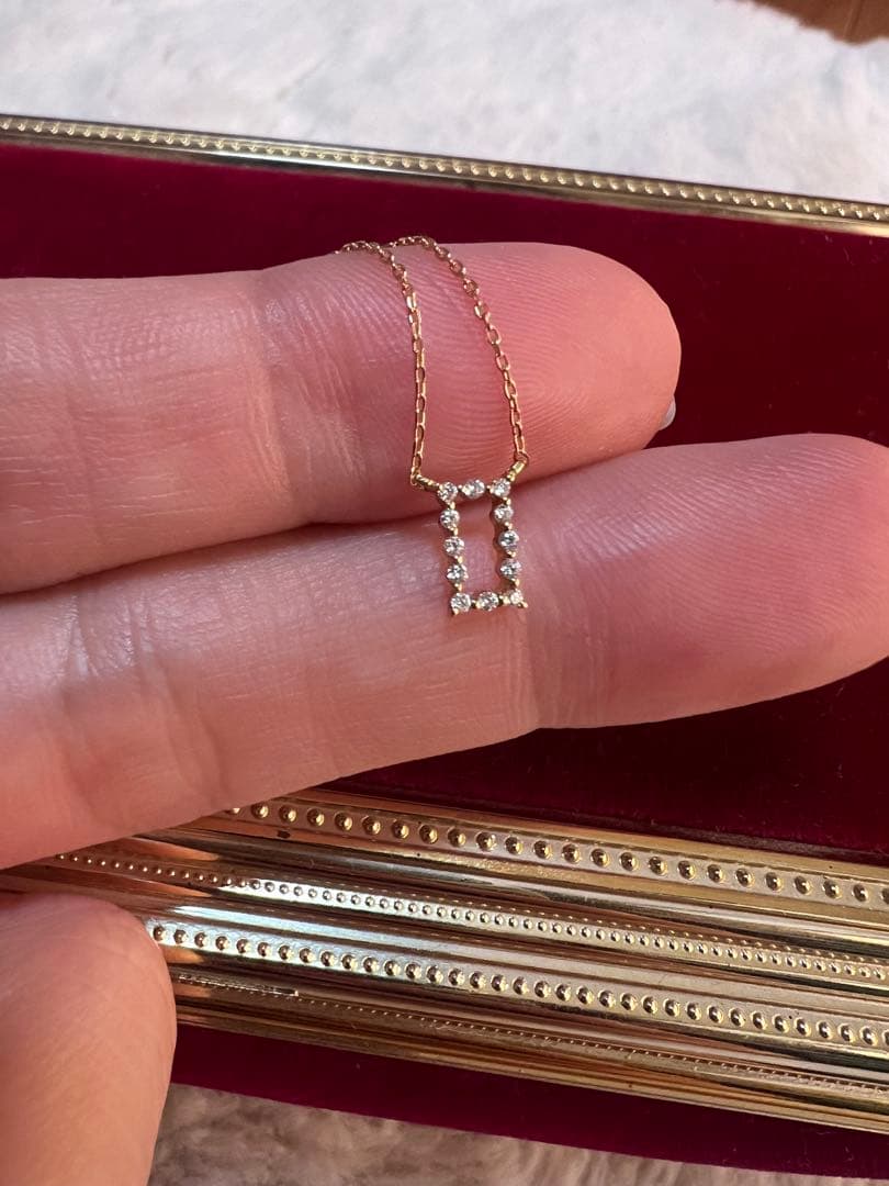 K18 ダイヤ0.06ct ネックレス