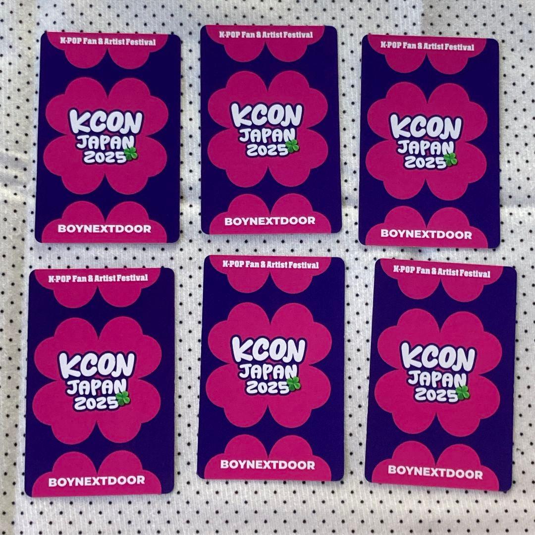 KCON JAPAN 2025 BOYNEXTDOOR トレカ 全員6枚