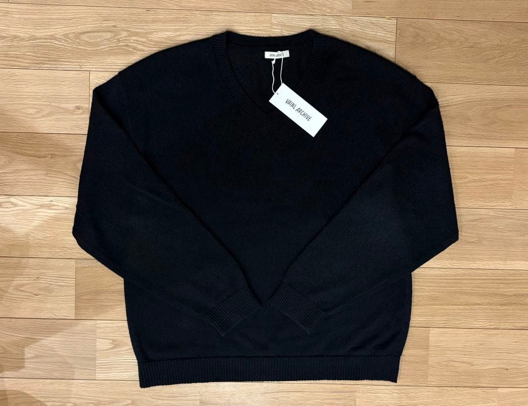 トップス VAINL ARCHIVE AZIZ-V BLACK M