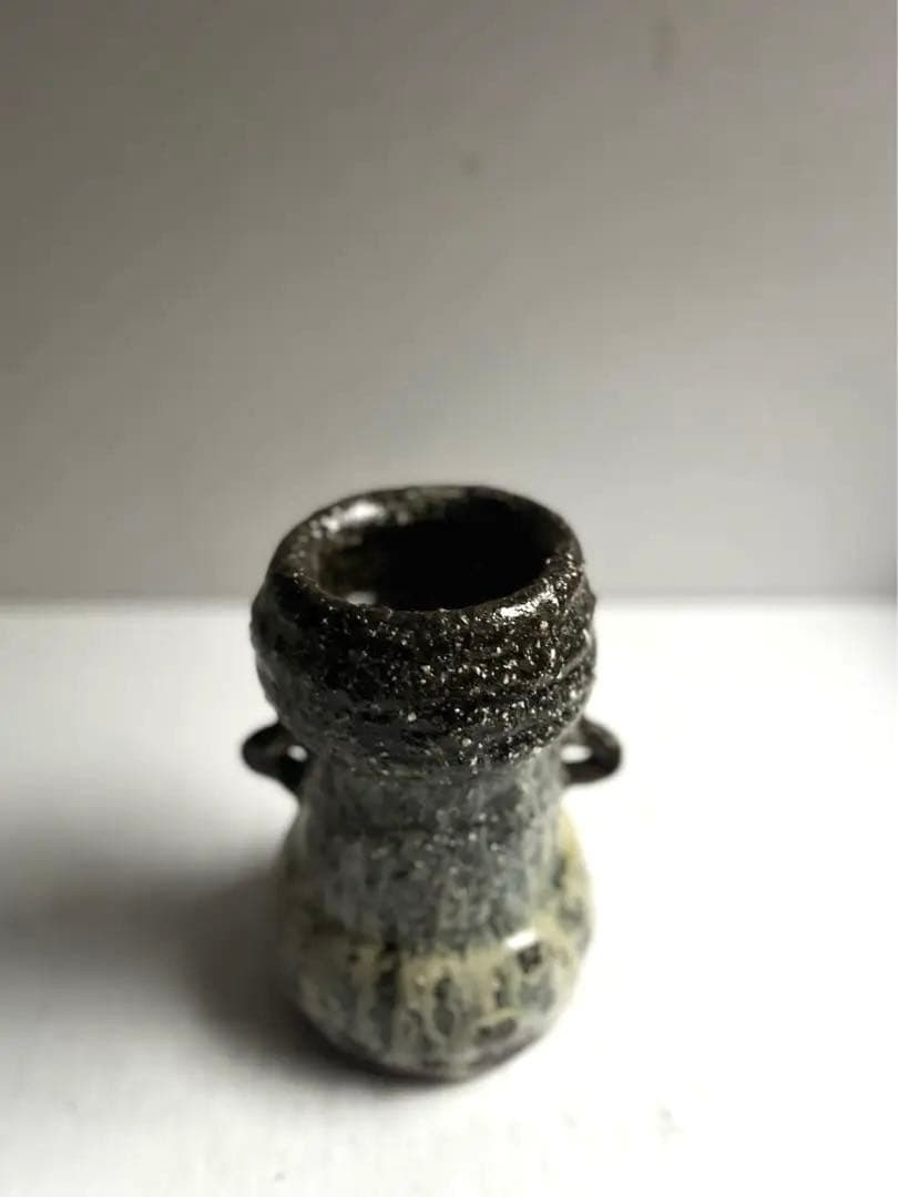 857 田中佐次郎 山瀬窯 朝鮮唐津花入 唐津焼 茶道 茶道具 美品 希少