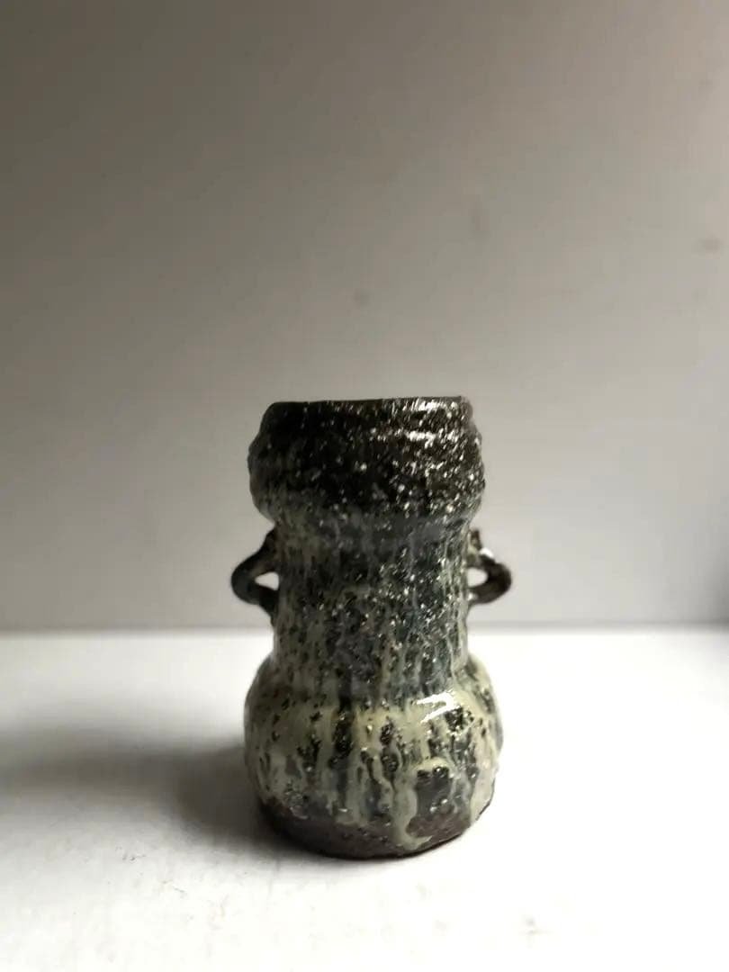 857 田中佐次郎 山瀬窯 朝鮮唐津花入 唐津焼 茶道 茶道具 美品 希少