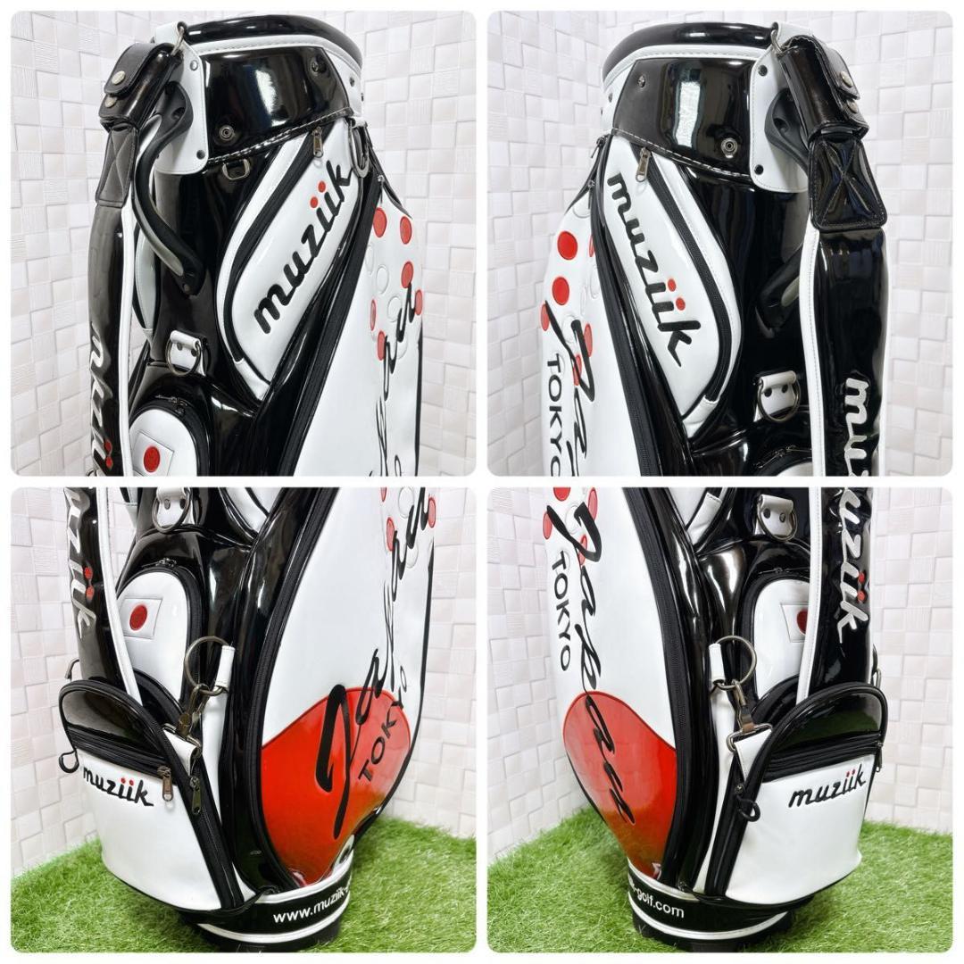 限定品 ムジーク キャディバッグ ジャパンデザイン 9.5インチ カート 3点式