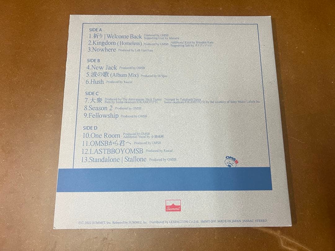 OMSB - ALONE LP レコード　【中古】