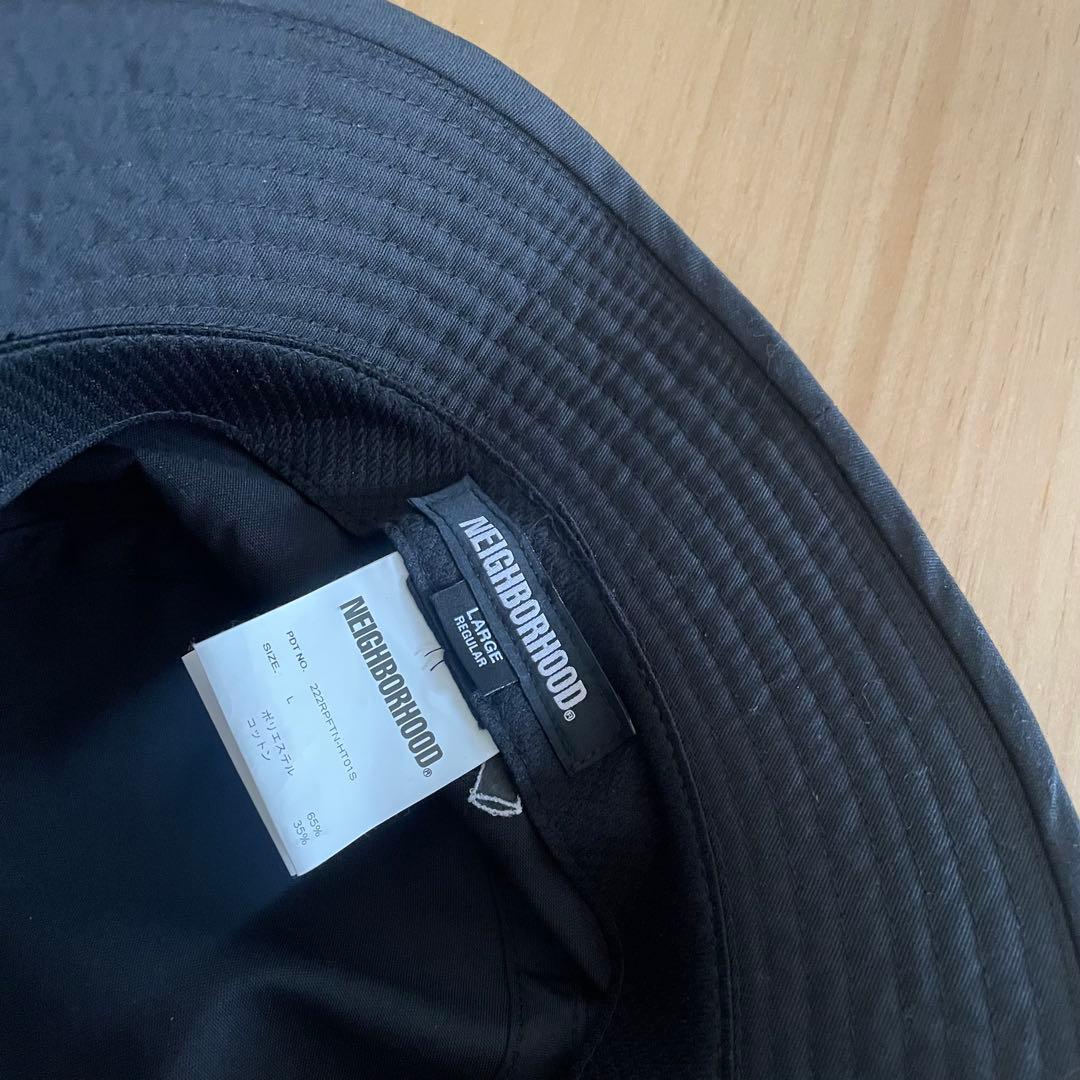[美品]NEIGHBORHOOD FUTURA BACKET HAT 黒ブラック