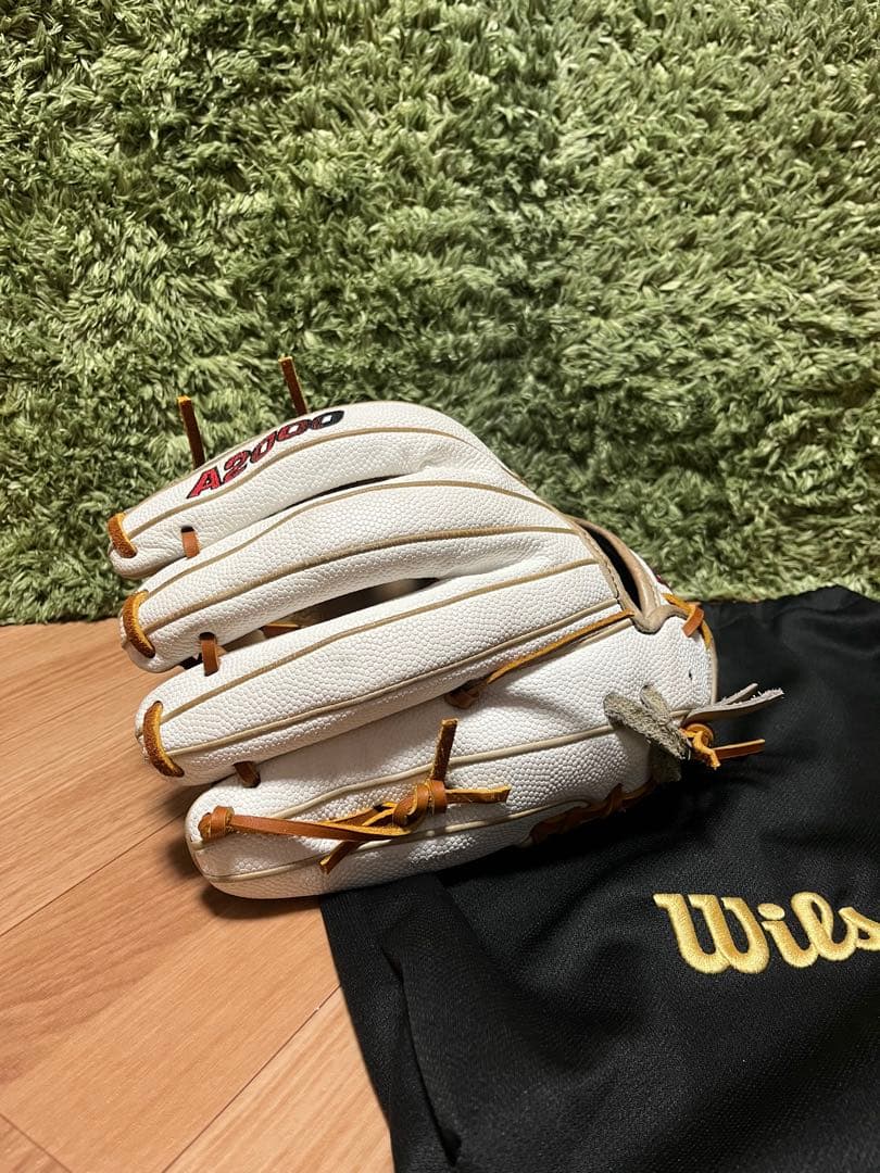 Wilson A2000 H12 硬式グラブ ホワイトSS×キャメル